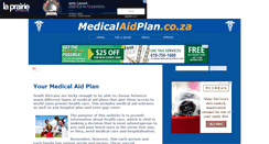 Desktop Screenshot of medical-aid-plan.co.za